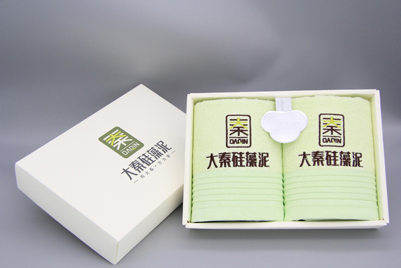 大秦硅藻泥—毛巾礼品定制案例